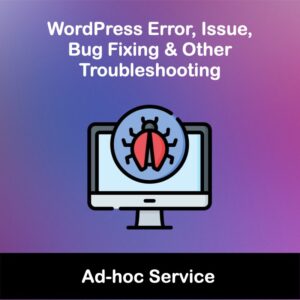 Singapore WordPress Error, Issue, Bug Fixing & Other Troubleshooting
